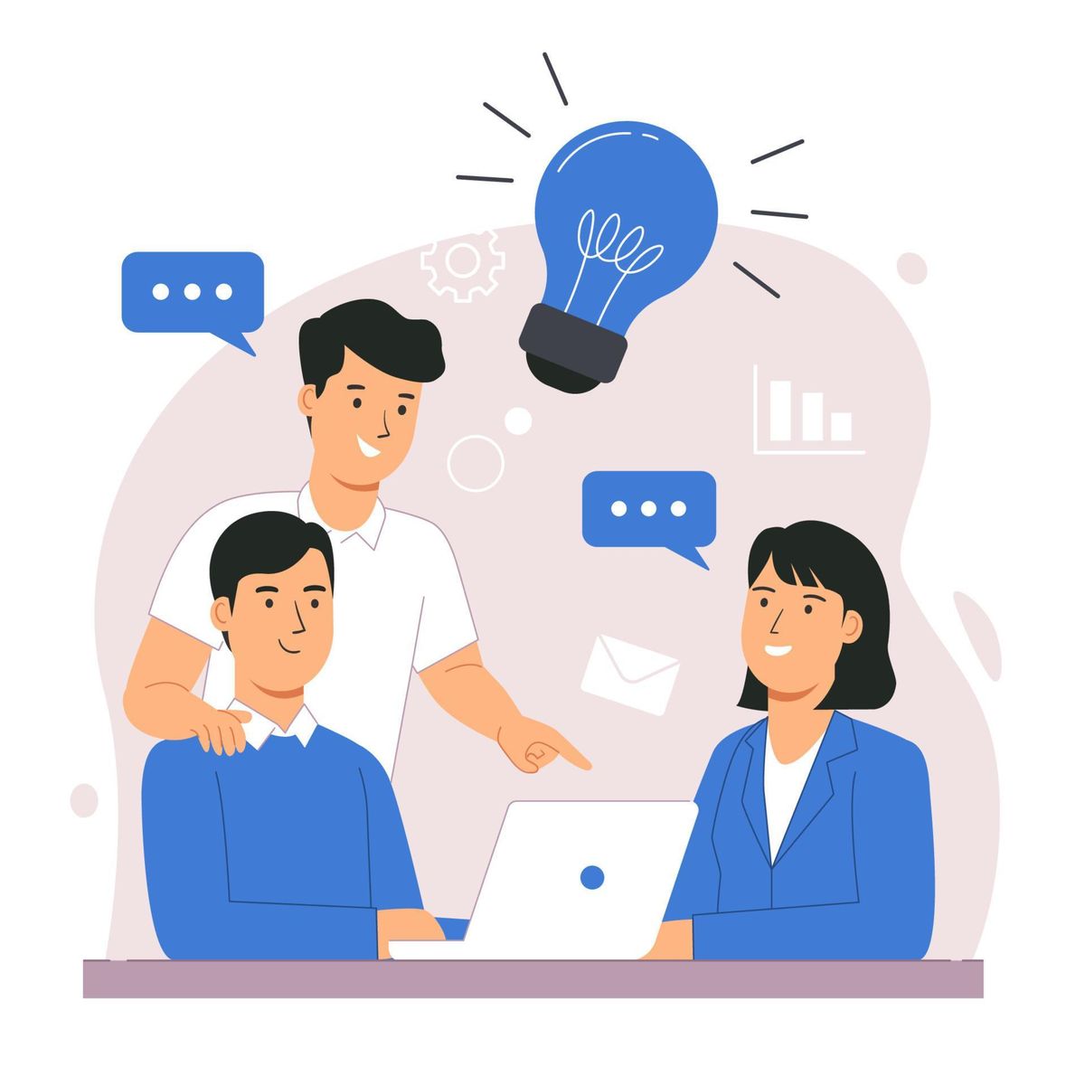 Team marketer, services , Working profession.
